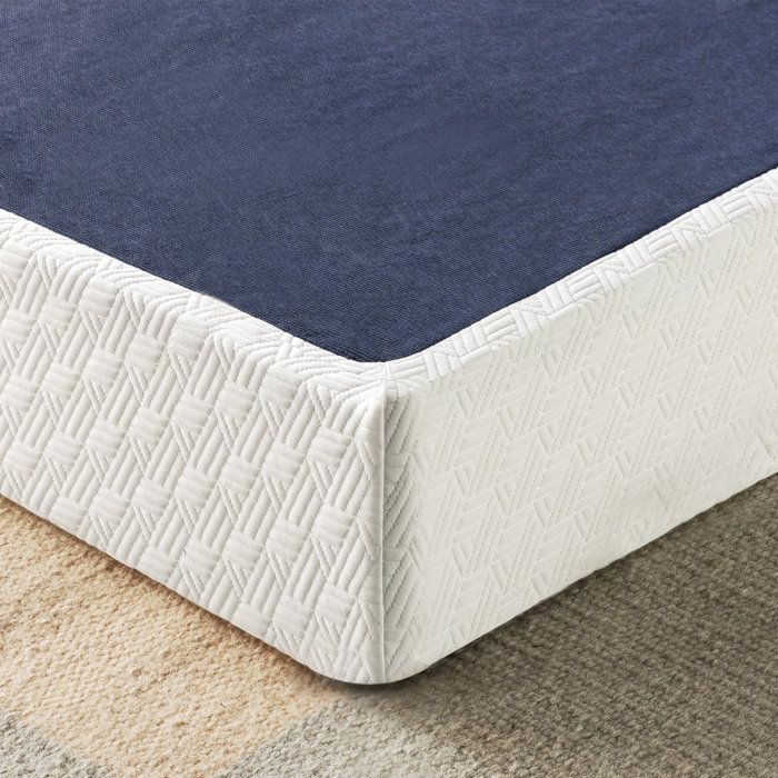 Alwyn Home Nikias Metal Box Spring with Wood Slats & Reviews Wayfair